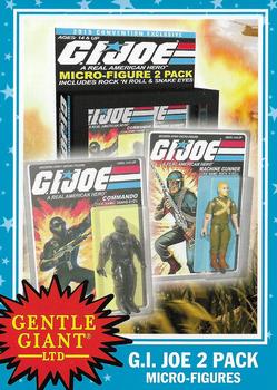 2015 SDCC Gentle Giant Promo #NNO G.I. Joe 2 Pack Front