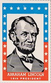 1960 Bazooka U.S. Presidents (R711-28) #NNO Abraham Lincoln Front