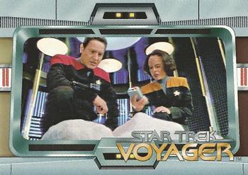 1995 SkyBox Star Trek: Voyager Season One Series One - Promos #P1 Sneak Peek - Star Trek: Voyager Series Two Front