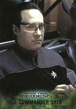 2002 Rittenhouse Star Trek Enterprise Season 1 - Star Trek Nemesis Previews #N2 Lt. Commander Data Front