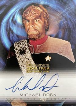 2003 Rittenhouse The Complete Star Trek Deep Space Nine - Autographs #A3 Michael Dorn Front