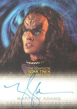 2003 Rittenhouse The Complete Star Trek Deep Space Nine - Autographs #A6 Mary Kay Adams Front