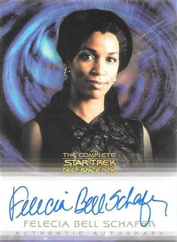 2003 Rittenhouse The Complete Star Trek Deep Space Nine - Autographs #A22 Felecia Bell Schafer Front
