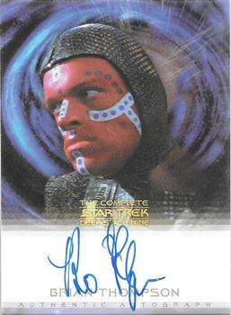 2003 Rittenhouse The Complete Star Trek Deep Space Nine - Autographs #A24 Brian Thompson Front