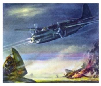 1942 Coca-Cola America's Fighting Planes #NNO Douglas P-70 Havoc Front