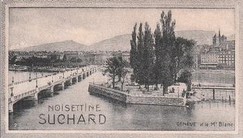 1909 Suchard La Suisse Pittoresque (Série 221) #2 Genève et le Mt. Blanc Front