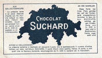 1934 Suchard La Suisse pittoresque (Map of Switzerland on back) #9 Lausanne Back
