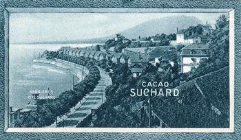 1934 Suchard La Suisse pittoresque (Map of Switzerland on back) #41 Serrières - Cité Suchard Front