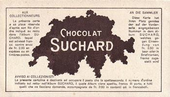 1934 Suchard La Suisse pittoresque (Map of Switzerland on back) #79 Oberhafen Back