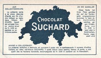 1934 Suchard La Suisse pittoresque (Map of Switzerland on back) #172 Zurich - Le Polytechnikum Back