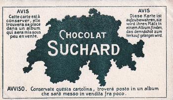 1934 Suchard La Suisse pittoresque (Map of Switzerland on back) #12 Vevey Back