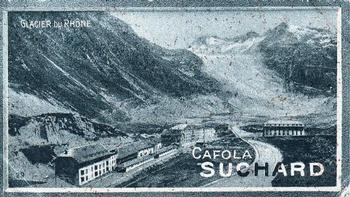 1934 Suchard La Suisse pittoresque (Map of Switzerland on back) #29 Glacier du Rhône Front