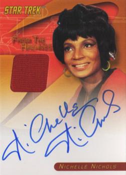 2013 Rittenhouse Star Trek The Original Series Heroes and Villains - Autographed Costume #NNO Nichelle Nichols Front