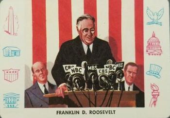 1958 Cardo Presidents #W-32 Franklin D. Roosevelt Front