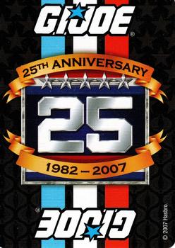 2007 G.I. Joe 25th Anniversary Playing Cards #10♣ Roadblock Back