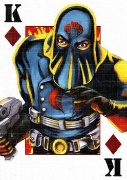 2007 G.I. Joe 25th Anniversary Playing Cards #K♦ Cobra Commander Front