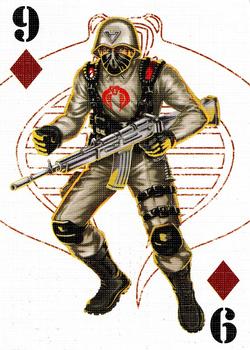 2007 G.I. Joe 25th Anniversary Playing Cards #9♦ Cobra Officer Front