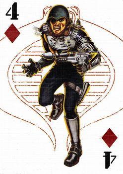 2007 G.I. Joe 25th Anniversary Playing Cards #4♦ Major Bludd Front
