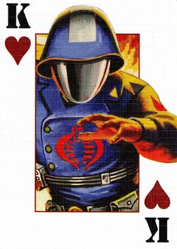 2007 G.I. Joe 25th Anniversary Playing Cards #K♥ Cobra Commander Front