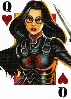 2007 G.I. Joe 25th Anniversary Playing Cards #Q♥ Baroness Front