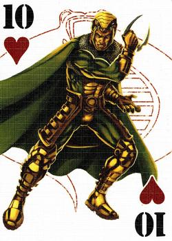 2007 G.I. Joe 25th Anniversary Playing Cards #10♥ Serpentor Front