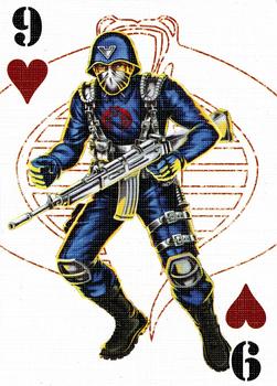 2007 G.I. Joe 25th Anniversary Playing Cards #9♥ Cobra Officer Front