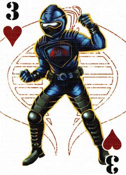 2007 G.I. Joe 25th Anniversary Playing Cards #3♥ Rip It Front