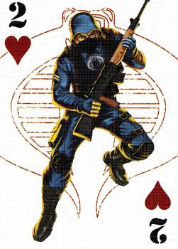 2007 G.I. Joe 25th Anniversary Playing Cards #2♥ Cobra Trooper Front