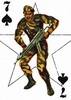 2007 G.I. Joe 25th Anniversary Playing Cards #7♠ Stalker Front