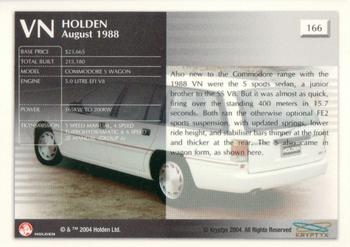2004 Kryptyx Holden Master Collection; 2nd Series #166 VN Commodore S Wagon Back