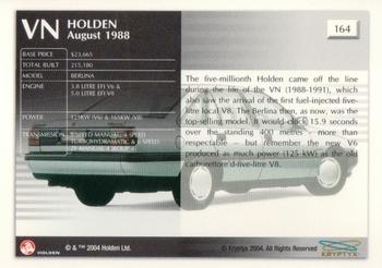 2004 Kryptyx Holden Master Collection; 2nd Series #164 VN Berlina Back