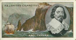 1911 F. & J. Smith's Famous Explorers #26 Abel Tasman Front