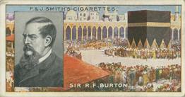 1911 F. & J. Smith's Famous Explorers #35 Richard F. Burton Front