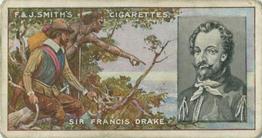 1911 F. & J. Smith's Famous Explorers #36 Sir Francis Drake Front