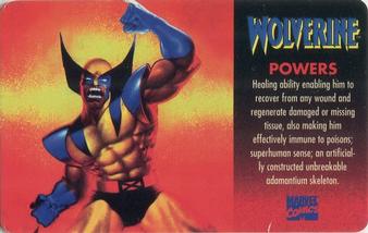 1995 Marvel Wallet Cards #NNO Wolverine 1 Front
