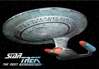 1994 SkyBox Star Trek: The Next Generation Waldenbooks Promos #NNO U.S.S. Enterprise NCC-1701-D Front