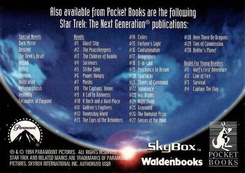 1994 SkyBox Star Trek: The Next Generation Waldenbooks Promos #NNO U.S.S. Enterprise Crew Back
