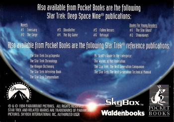 1994 SkyBox Star Trek: The Next Generation Waldenbooks Promos #NNO Q Back