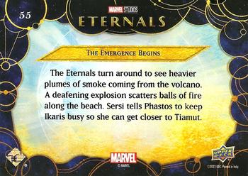 2023 Upper Deck Marvel Eternals #55 The Emergence Begins Back