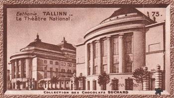 1934 Suchard Collection Européenne #75 Esthonie - Tallinn - Le Théâtre National Front