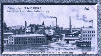 1934 Suchard Collection Européenne #84 Finlande - Tampere - Le Quartier des Fabriques Front