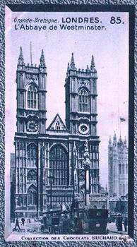 1934 Suchard Collection Européenne #85 Grande-Bretagne - Londres - L'Abbaye de Westminster Front