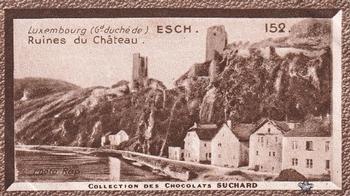 1934 Suchard Collection Européenne #152 Luxembourg (grd. Duché de) - Esch - Ruines du Château Front