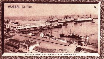 1933 Suchard Collection Coloniale (25 Cinémas backs) #3 Alger - Le Port (Algérie) Front