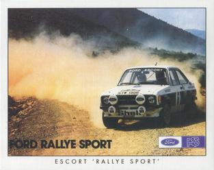 2007 Golden Era Escort Mk 2 1975-80 #3 Escort 'Ralley Sport' Front