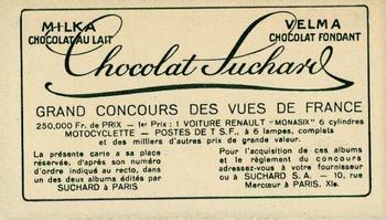 1928 Suchard La France pittoresque 1 (Back : Grand Concours des Vues de France) #5 Argentières (Haute Savoie) Back