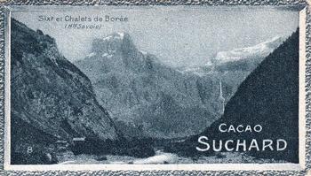 1928 Suchard La France pittoresque 1 (Back : Grand Concours des Vues de France) #8 Sixt et Chalets de Borée (Haute Savoie) Front