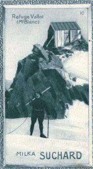 1928 Suchard La France pittoresque 1 (Back : Grand Concours des Vues de France) #10 Refuge Vallot (Mt. Blanc) Front