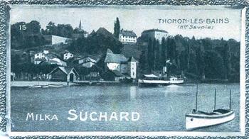 1928 Suchard La France pittoresque 1 (Back : Grand Concours des Vues de France) #15 Thonon-les-Bains (Haute Savoie) Front