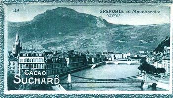1928 Suchard La France pittoresque 1 (Back : Grand Concours des Vues de France) #38 Grenoble et Moucherotte (Isère) Front